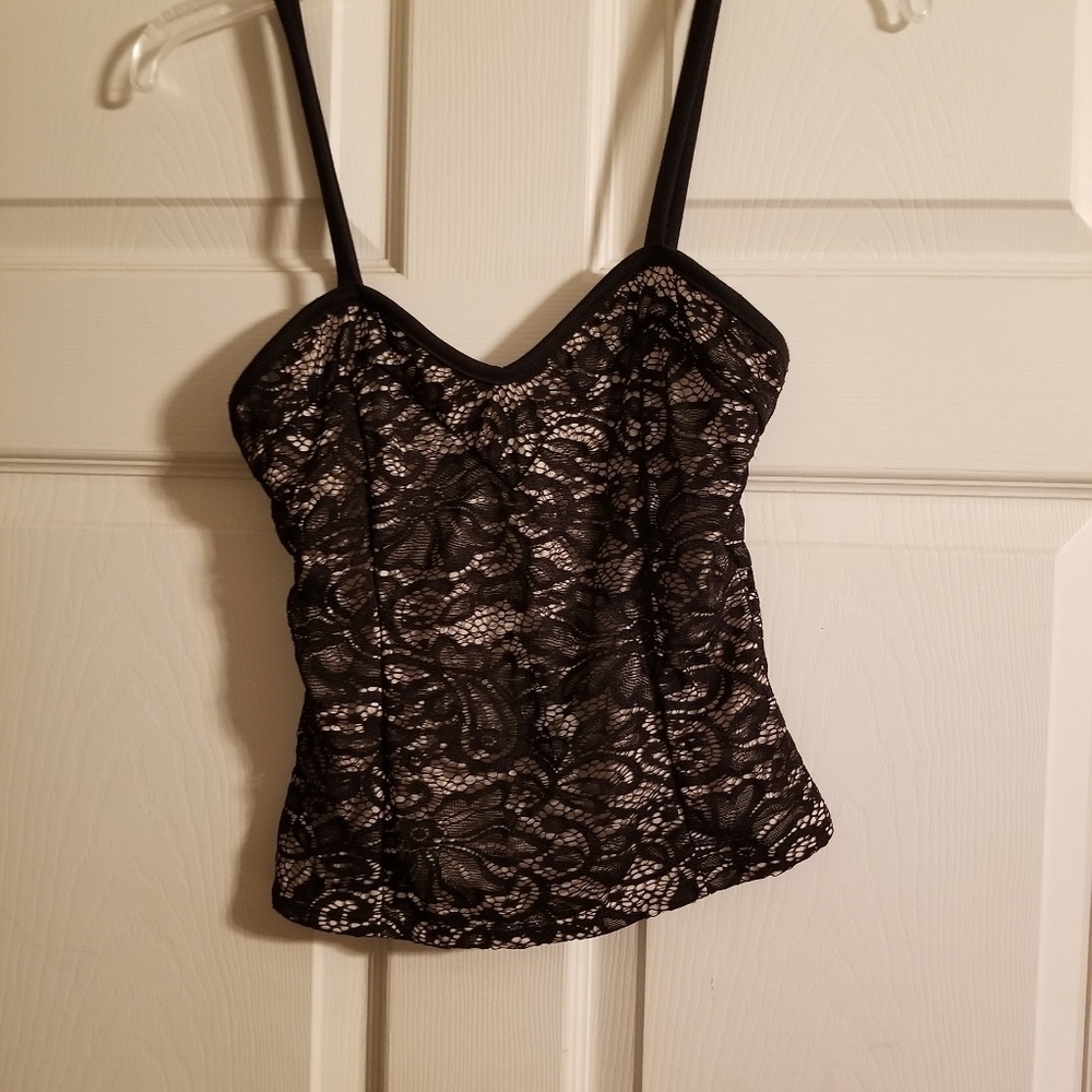 Lace floral top